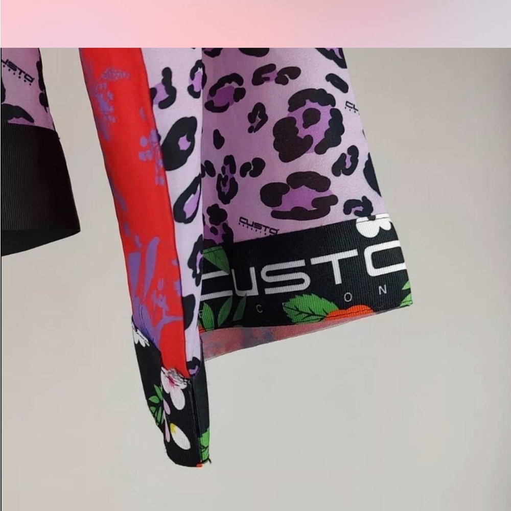 Custo Barcelona Floral and Animal Print Top - Picture 6 of 6